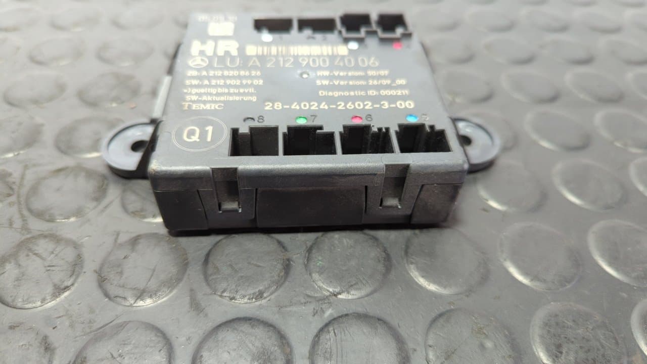 Recambio de MODULO CONFORT para MERCEDES-BENZ CLASE E (W212) FAMILIAR 200 CDI BlueEfficiency (212.205) OM651925 referencia OEM IAM A2129004006 - VERDE 5