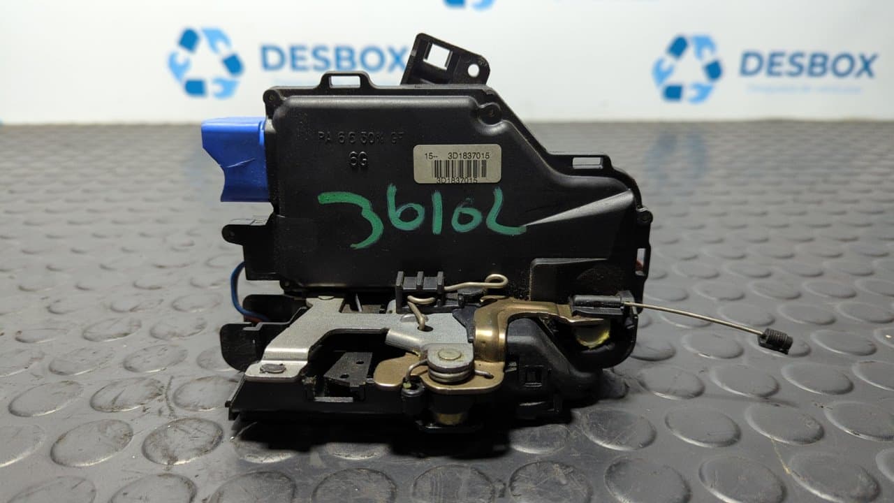 Recambio de CERRADURA PUERTA DELANTERA IZQUIERDA para VOLKSWAGEN GOLF V BERLINA (1K1) 1.9 TDI BKC referencia OEM IAM 3D1837015 - AZUL