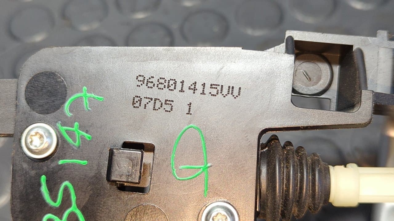 Recambio de MANETA INTERIOR DELANTERA DERECHA para PEUGEOT 1007 Dolce NFU referencia OEM IAM 96801415VV - GRIS 3