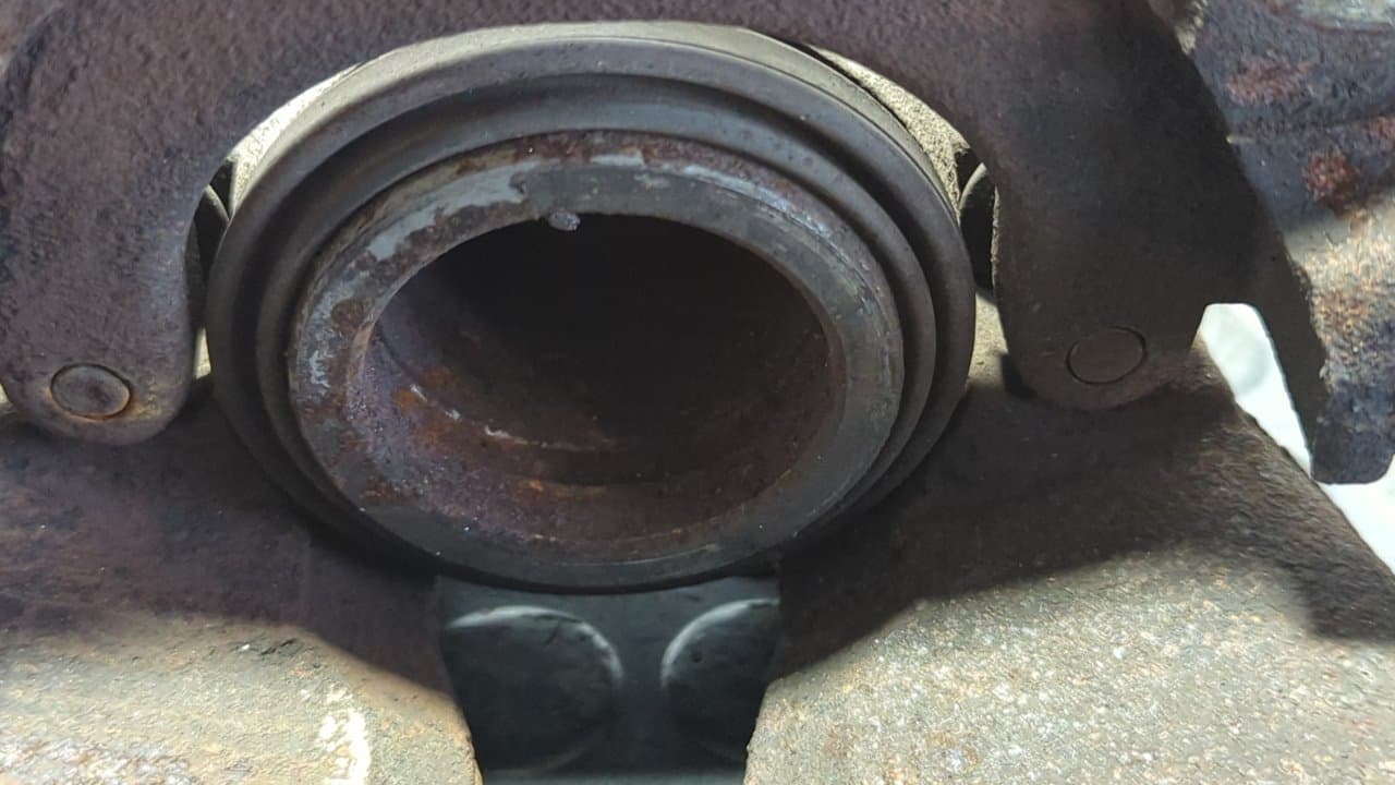Recambio de PINZA DE FRENO DELANTERA IZQUIERDA para OPEL ZAFIRA A Blue Line Y20DTH referencia OEM IAM 9823 IP22 - GRIS 8