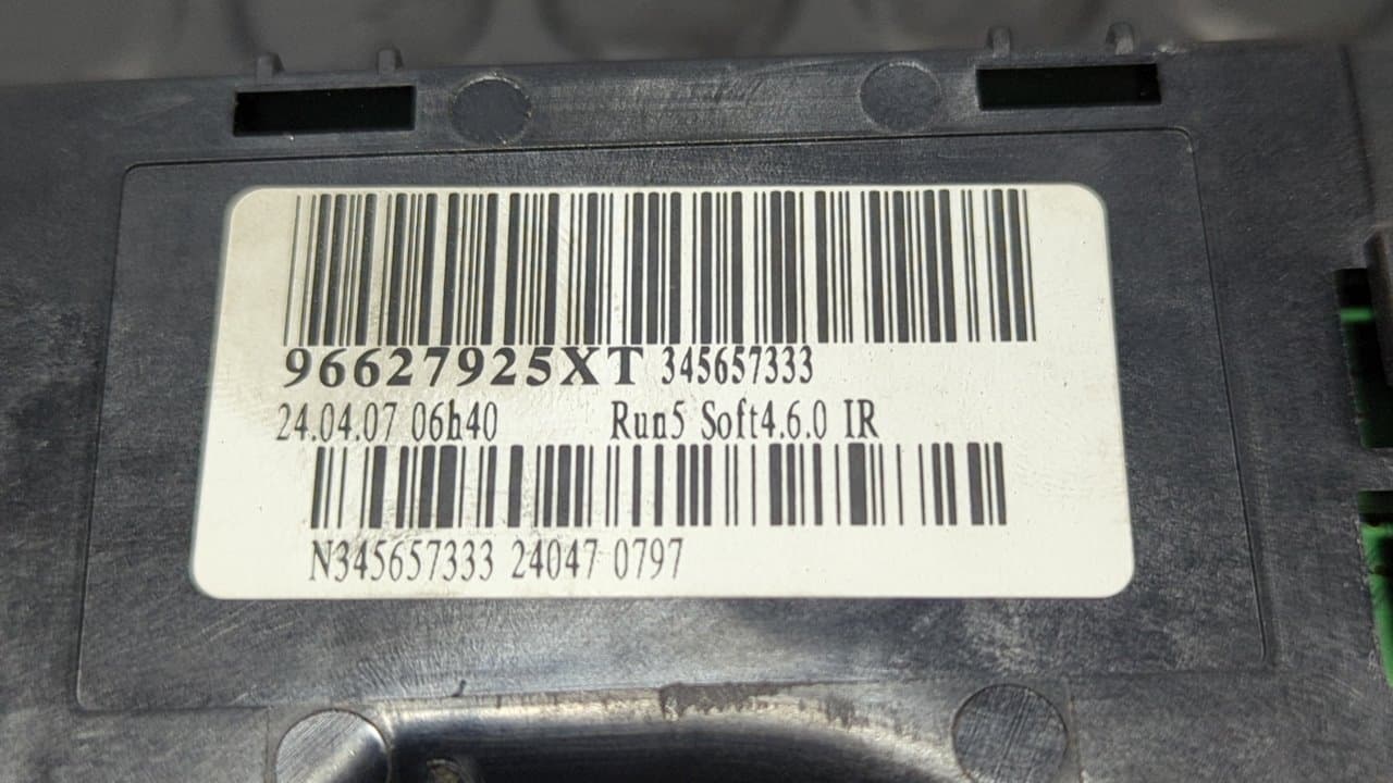 Recambio de MANDO MULTIFUNCION para CITROEN C4 PICASSO Exclusive 9HZ referencia OEM IAM 96627925XT - GRIS 10