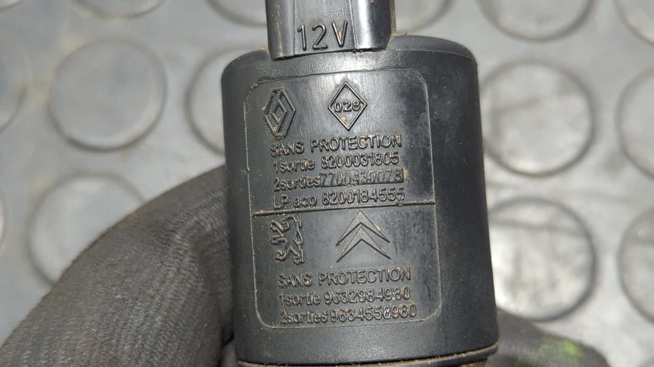 Recambio de BOMBA LIMPIA para CITROEN BERLINGO 1.9 Diesel WJY referencia OEM IAM 9632984980 - BLANCO 2