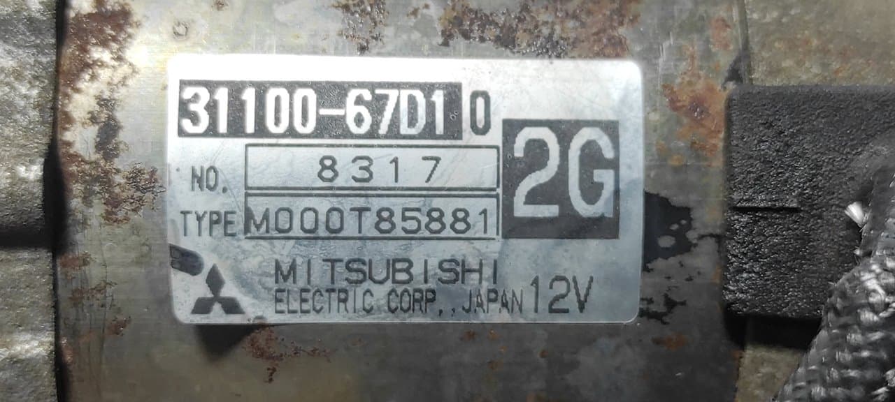Recambio de MOTOR ARRANQUE para SUZUKI GRAND VITARA 5 PUERTAS SQ (FT) 2.5 V6 H25A referencia OEM IAM  3110067D1 - VERDE 2