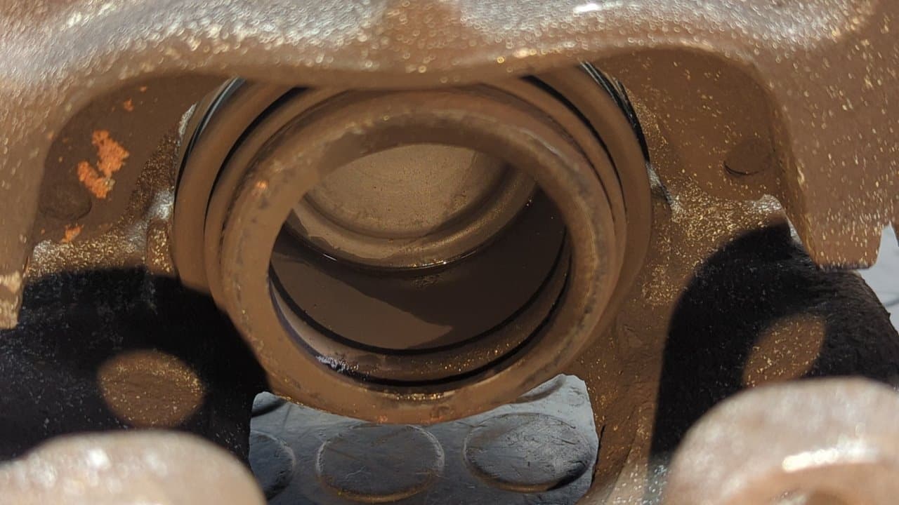 Recambio de PINZA DE FRENO DELANTERA IZQUIERDA para FORD MONDEO BER. (CA2) Titanium QXBB referencia OEM IAM ATE 745 - GRIS 8