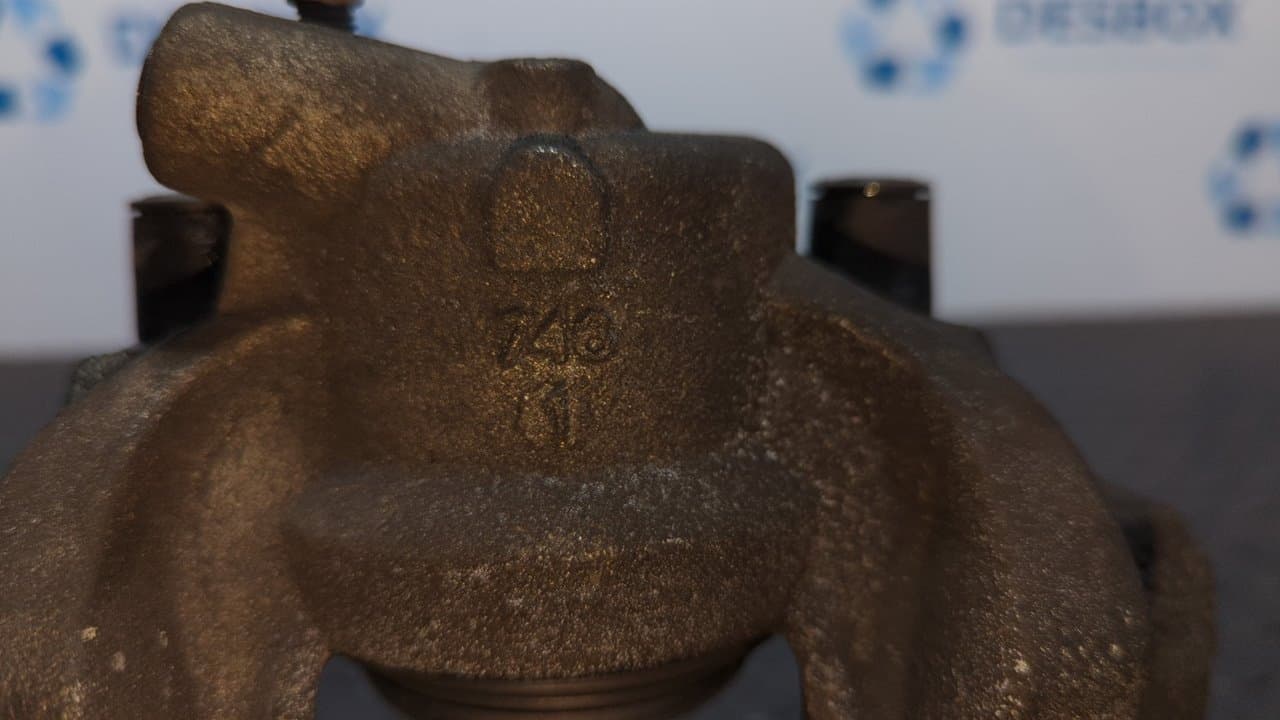 Recambio de PINZA DE FRENO DELANTERA DERECHA para FORD MONDEO BER. (CA2) Titanium QXBB referencia OEM IAM ATE 746 - GRIS 6