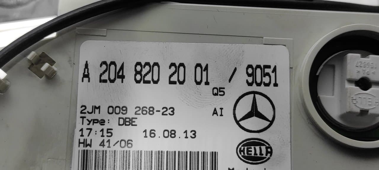 Recambio de LUZ INTERIOR para MERCEDES-BENZ CLASE C (W204) LIM. C 220 CDI BlueEfficiency AMG Edition (204.002) OM651911 referencia OEM IAM A2048202001 - BLANCO 3