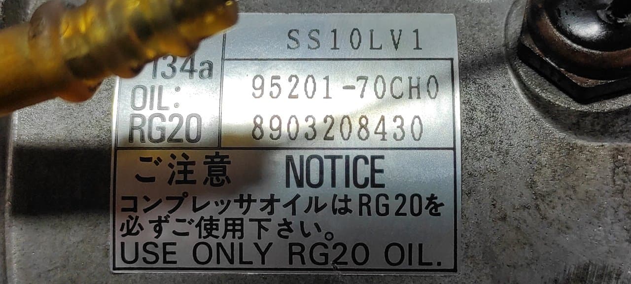 Recambio de COMPRESOR AIRE ACONDICIONADO para SUZUKI GRAND VITARA 5 PUERTAS SQ (FT) 2.5 V6 H25A referencia OEM IAM  9520170CH0 - VERDE 6