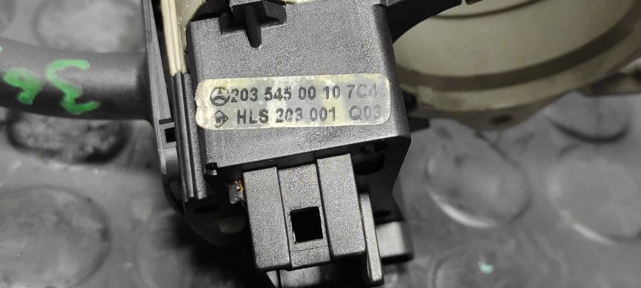 Recambio de MANDO INTERMITENTES para MERCEDES-BENZ CLASE C (W203) BERLINA 200 CDI (203.004) OM611962 referencia OEM IAM 2035450010 - GRIS 4