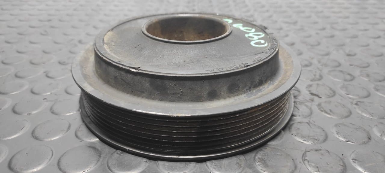Recambio de POLEA CIGUEÑAL para FORD TRANSIT CAJA CERRADA '06 FT 260 K Trend LKW CYRB referencia OEM IAM BK3Q6B319CB - BLANCO 2