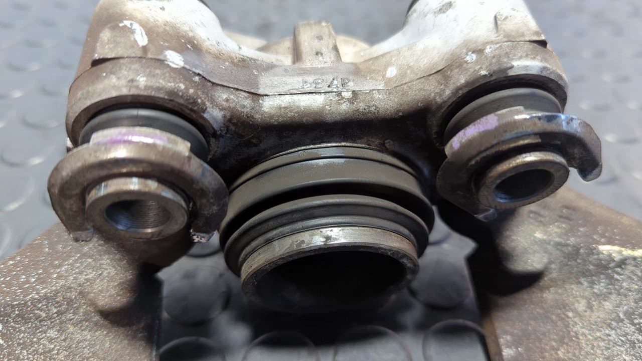 Recambio de PINZA DE FRENO DELANTERA IZQUIERDA para PEUGEOT 106 (S2) Kid HFXTU1JP referencia OEM IAM 339875 - GRIS 6