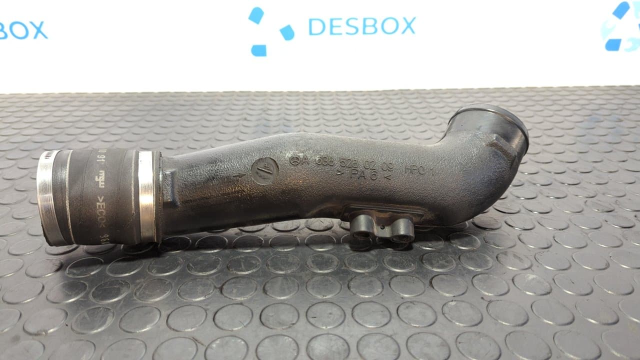 Recambio de TUBO para MERCEDES-BENZ VITO (W638) CAJA CERRADA 110 D        (638.074) 601D23 referencia OEM IAM A6385280209 - AZUL