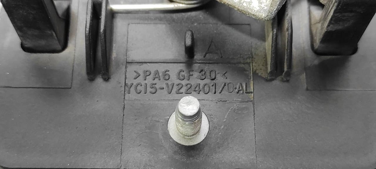 Recambio de MANETA DELANTERA IZQUIERDA para FORD TRANSIT CAJA CERRADA '06 FT 260 K Trend LKW CYRB referencia OEM IAM YC15V22401 - BLANCO 2
