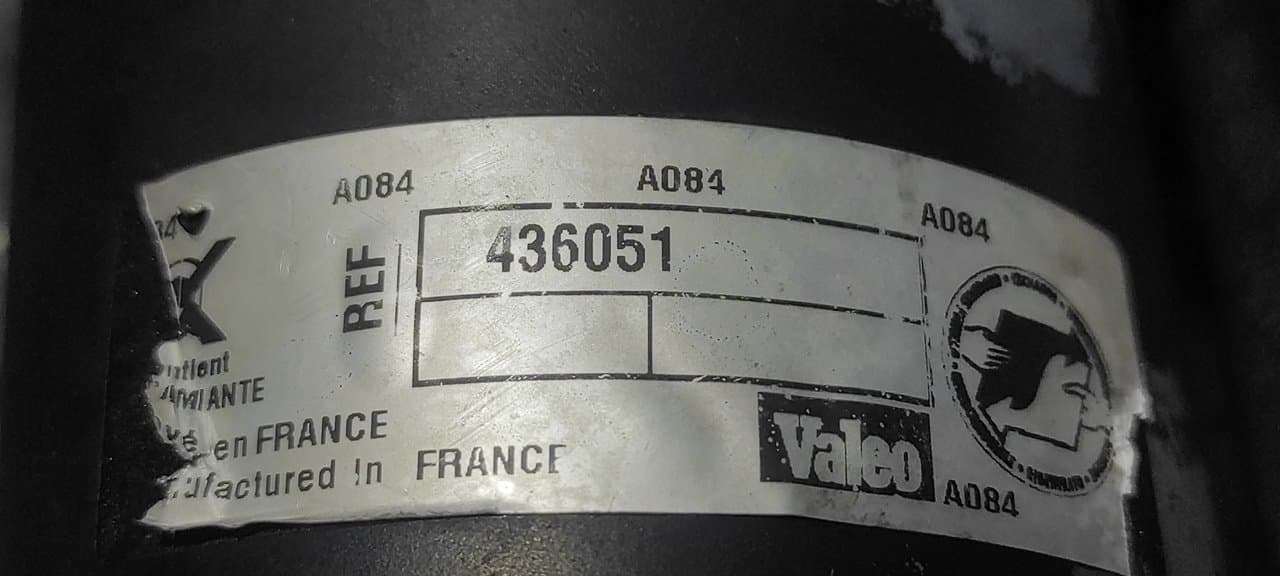 Recambio de MOTOR ARRANQUE para RENAULT RAPID/EXPRESS (F40) 1.9 D Familiar (F40P) F8QD6 referencia OEM IAM 436051 - BLANCO 6