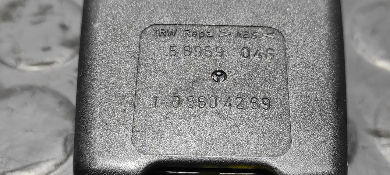 Recambio de ENGANCHE CINTURON DELANTERO IZQUIERDO para MERCEDES-BENZ CLASE S (W140) BERLINA 5.0 V8 32V CAT M119970 referencia OEM IAM 1408604269 - AZUL 3
