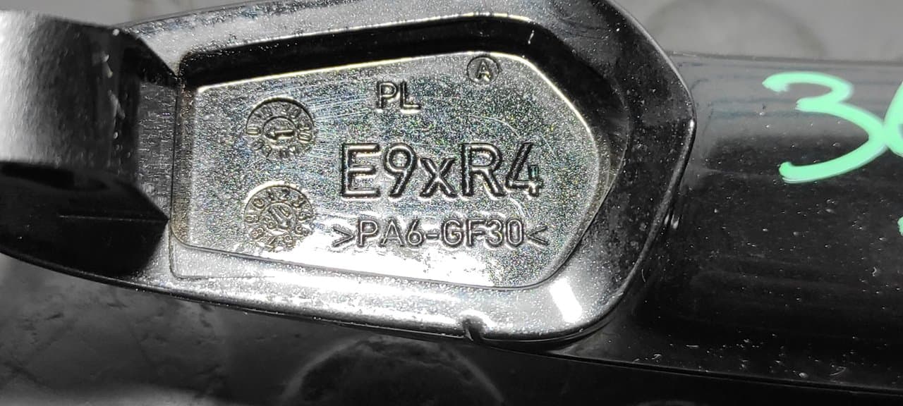 Recambio de MANETA TRASERA DERECHA para BMW SERIE 3 LIM. (F30) 318d Advantage B47D20A referencia OEM IAM E9XR4 - NEGRO 3