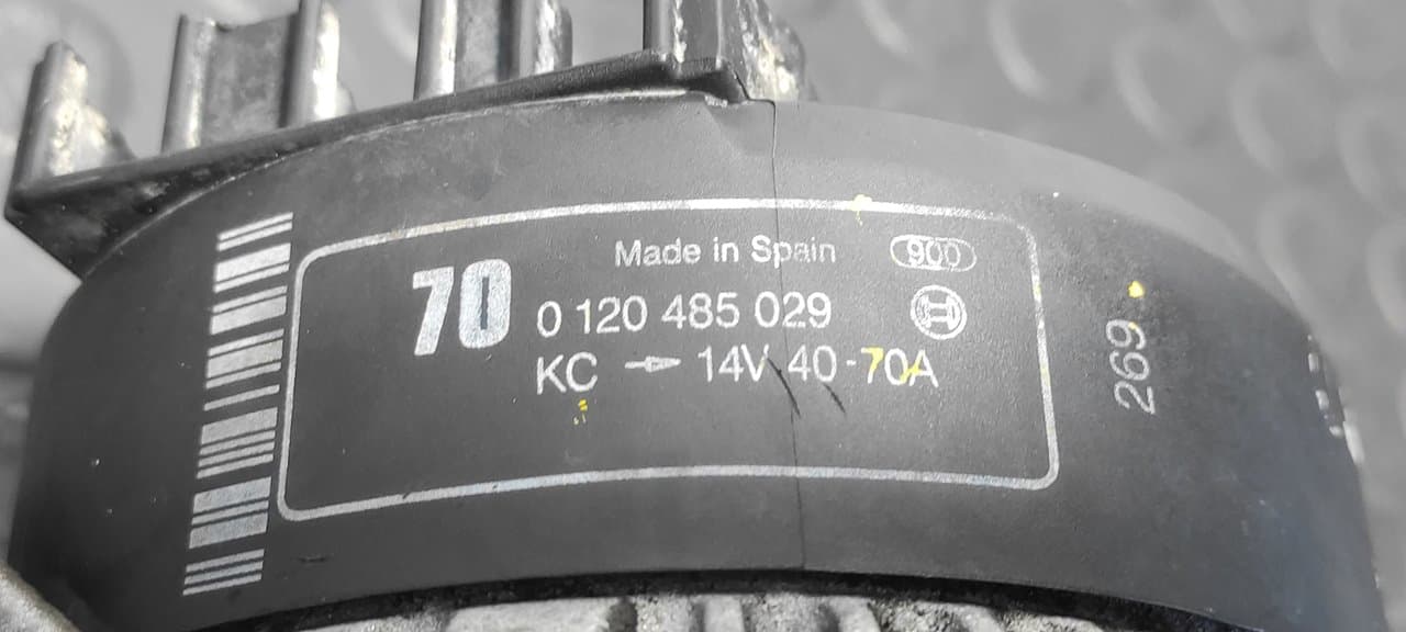 Recambio de ALTERNADOR para FORD ESCORT BERLINA/TURNIER Bravo Lim. L1E referencia OEM IAM 0120485029 - VERDE 6