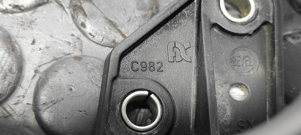 Recambio de MANETA INTERIOR DELANTERA IZQUIERDA para FIAT DUCATO CAJA ABEIRTA 33 (06.2006 =>) 2.3 JTD CAT F1AE0481D referencia OEM IAM C982 - BLANCO 7