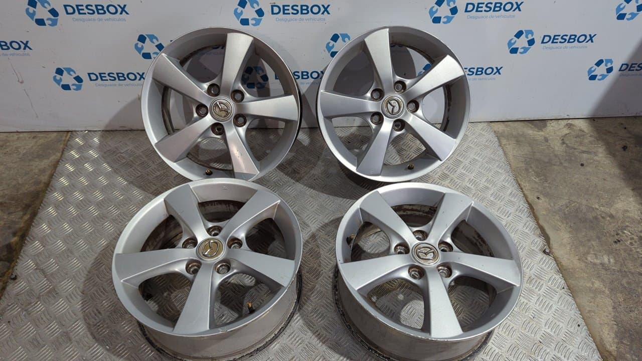 Recambio de JUEGO LLANTAS para MAZDA 3 BERLINA (BK) 1.6 CD Diesel CAT Y601 - NEGRO