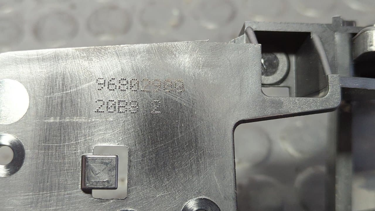 Recambio de MANETA INTERIOR LATERAL DERECHA para PEUGEOT EXPERT KASTEN Furg. acristaldo RHKDW10UTED4 referencia OEM IAM 96802900 - GRIS 2