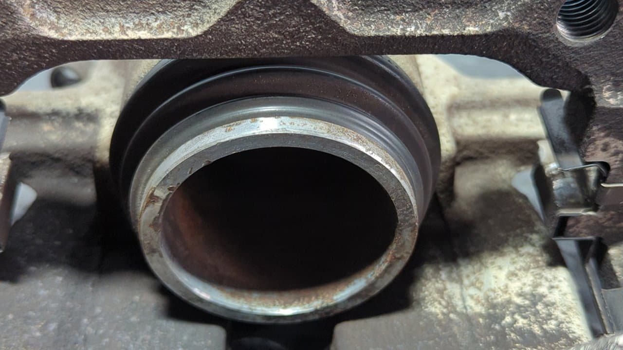Recambio de PINZA DE FRENO DELANTERA DERECHA para MERCEDES-BENZ CLASE CLC (CL203) CLC 220 CDI (LA) (203.708) OM646963 referencia OEM IAM 6850E - NEGRO 2