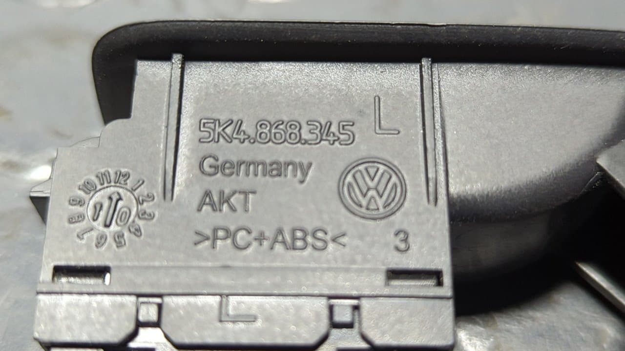 Recambio de MANDO ELEVALUNAS TRASERO IZQUIERDO para VOLKSWAGEN GOLF VI (5K1) Rabbit CAYB referencia OEM IAM 5K4868345 - AZUL 6