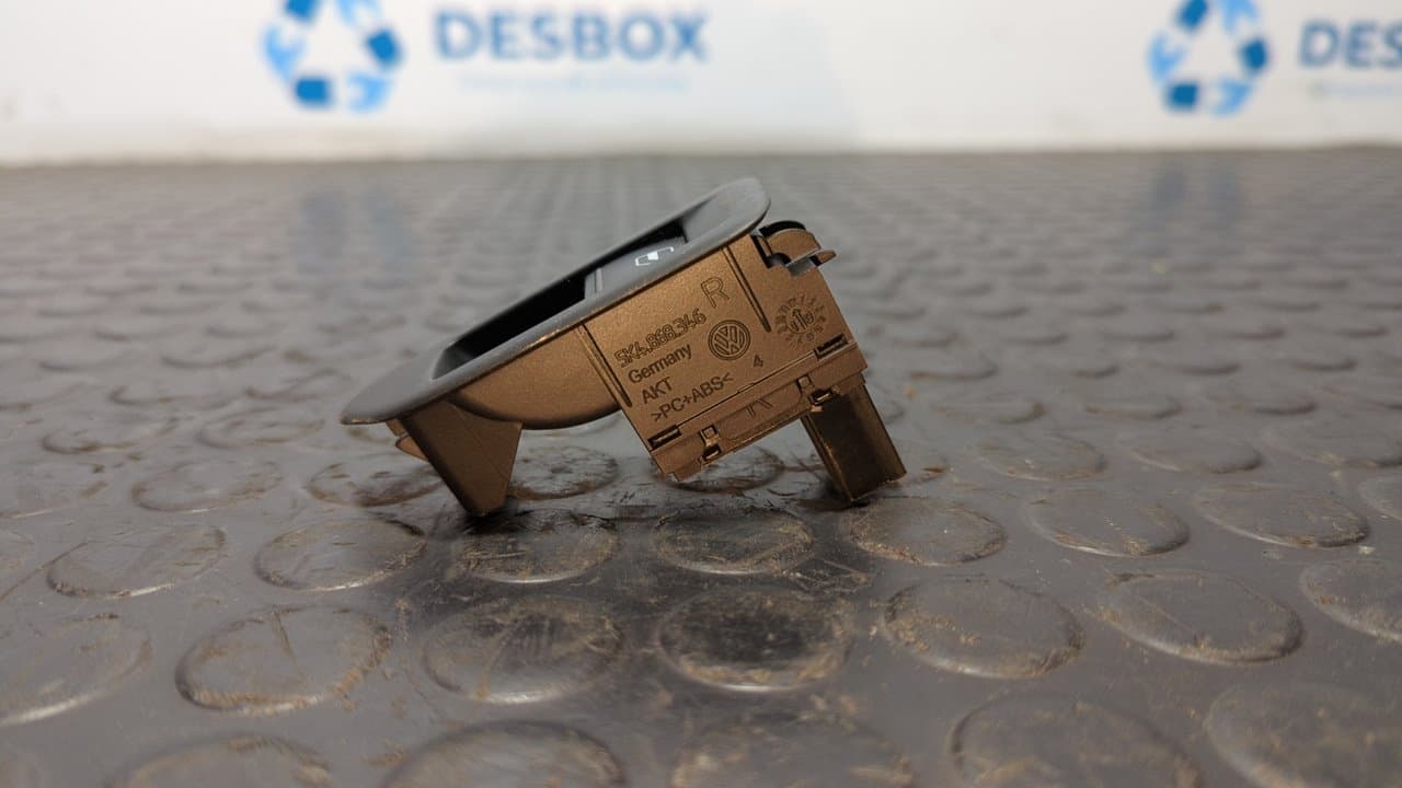 Recambio de MANDO ELEVALUNAS TRASERO DERECHO para VOLKSWAGEN GOLF VI (5K1) Rabbit CAYB referencia OEM IAM 5K4868346 - AZUL 5