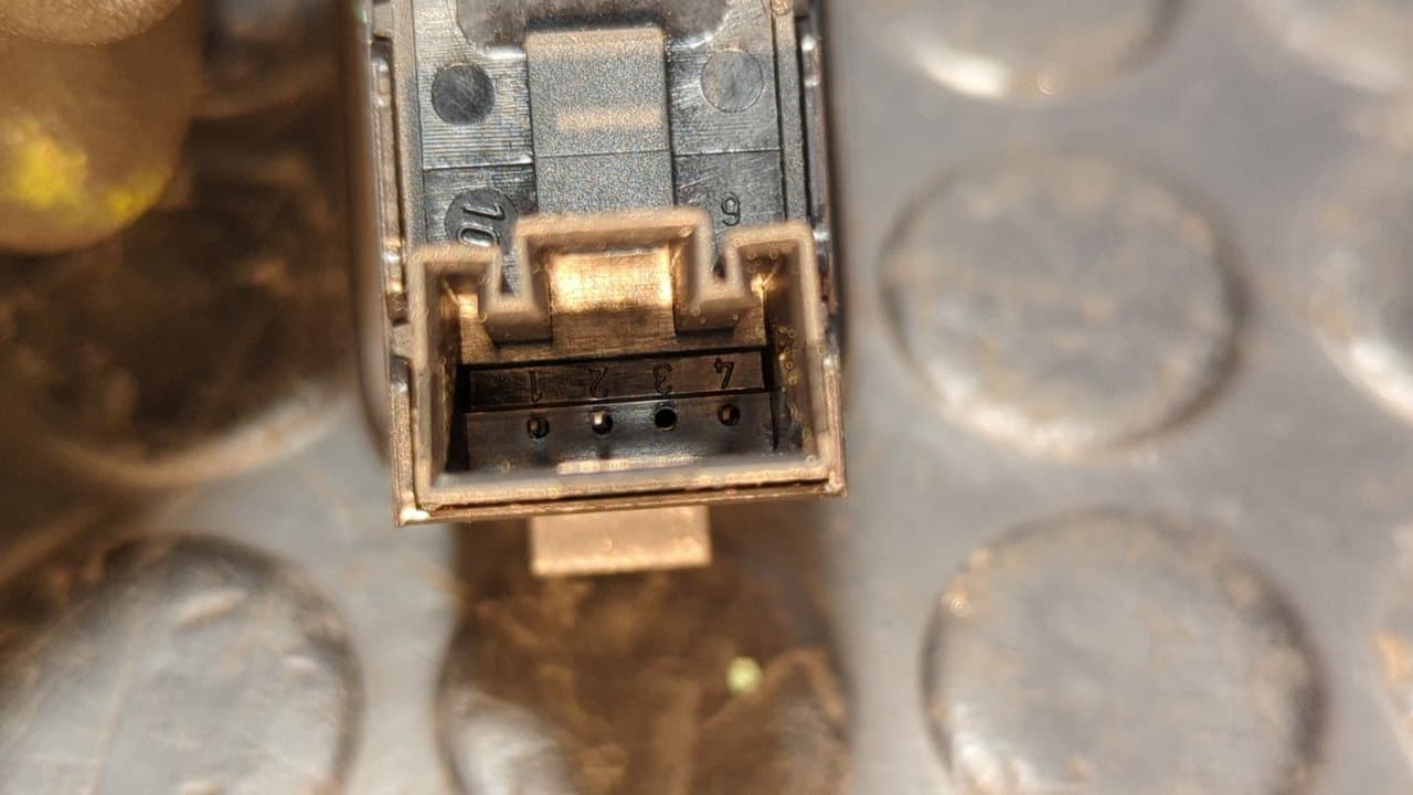 Recambio de MANDO ELEVALUNAS TRASERO DERECHO para VOLKSWAGEN GOLF VI (5K1) Rabbit CAYB referencia OEM IAM 5K4868346 - AZUL 4
