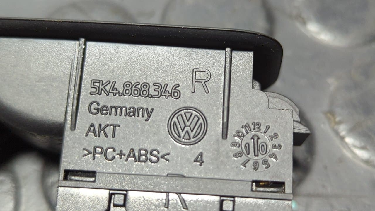 Recambio de MANDO ELEVALUNAS TRASERO DERECHO para VOLKSWAGEN GOLF VI (5K1) Rabbit CAYB referencia OEM IAM 5K4868346 - AZUL 6
