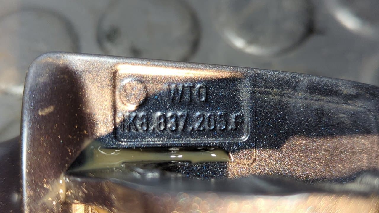 Recambio de MANETA DELANTERA IZQUIERDA para VOLKSWAGEN GOLF VI (5K1) Rabbit CAYB referencia OEM IAM 1K8837205F - AZUL 4