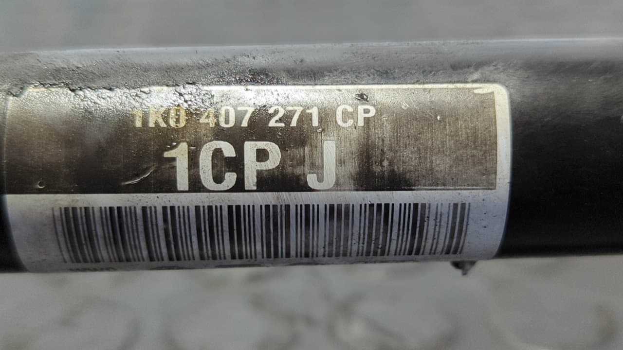 Recambio de TRANSMISION DELANTERA IZQUIERDA para VOLKSWAGEN GOLF VI (5K1) Rabbit CAYB referencia OEM IAM 1K0407271CP - AZUL 4