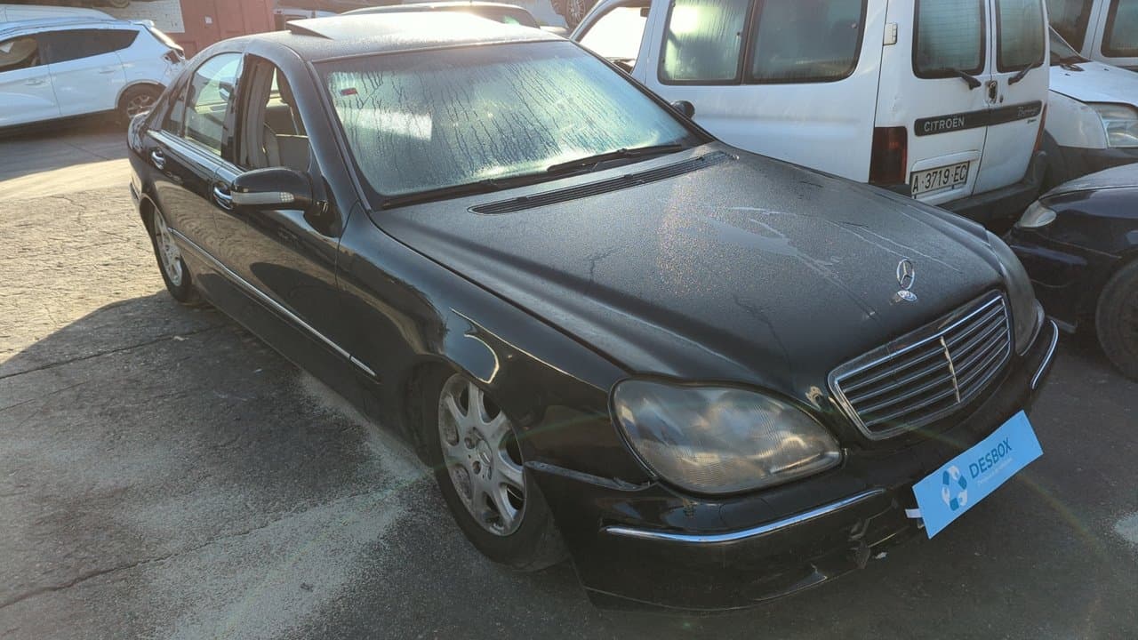 Recambio de CERRADURA PUERTA TRASERA IZQUIERDA para MERCEDES-BENZ CLASE S (W220) BERLINA 613960 - NEGRO