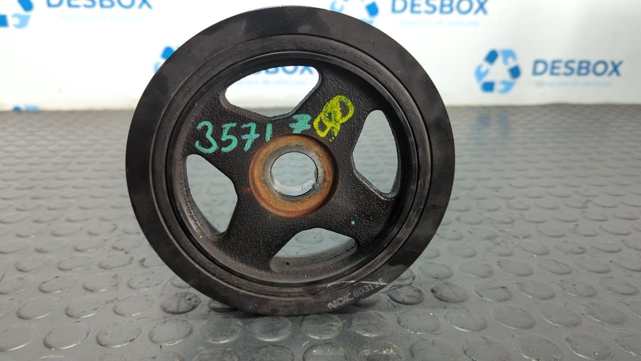 Recambio de POLEA CIGUEÑAL para TOYOTA AURIS 1.4 Turbodiesel CAT 1ND referencia OEM IAM NCK 80312E - BLANCO