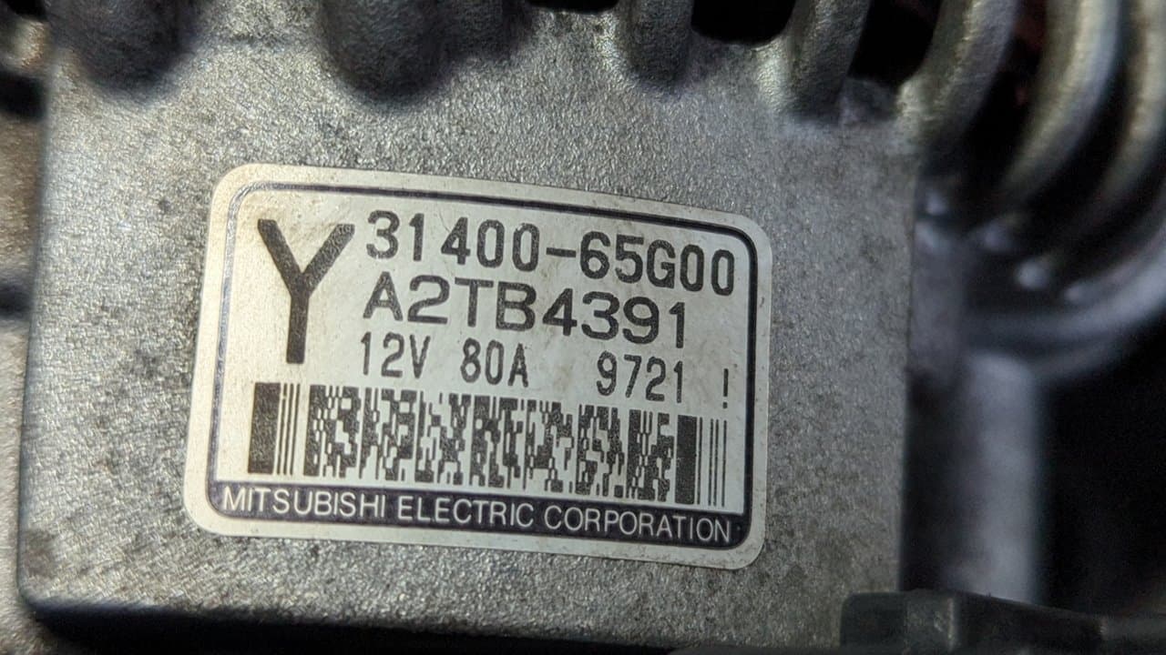 Recambio de ALTERNADOR para SUZUKI BALENO BERLINA SY (EG) 1.9 TD GLX (4-ptas.) DHW referencia OEM IAM 3140065G00 - VERDE 6