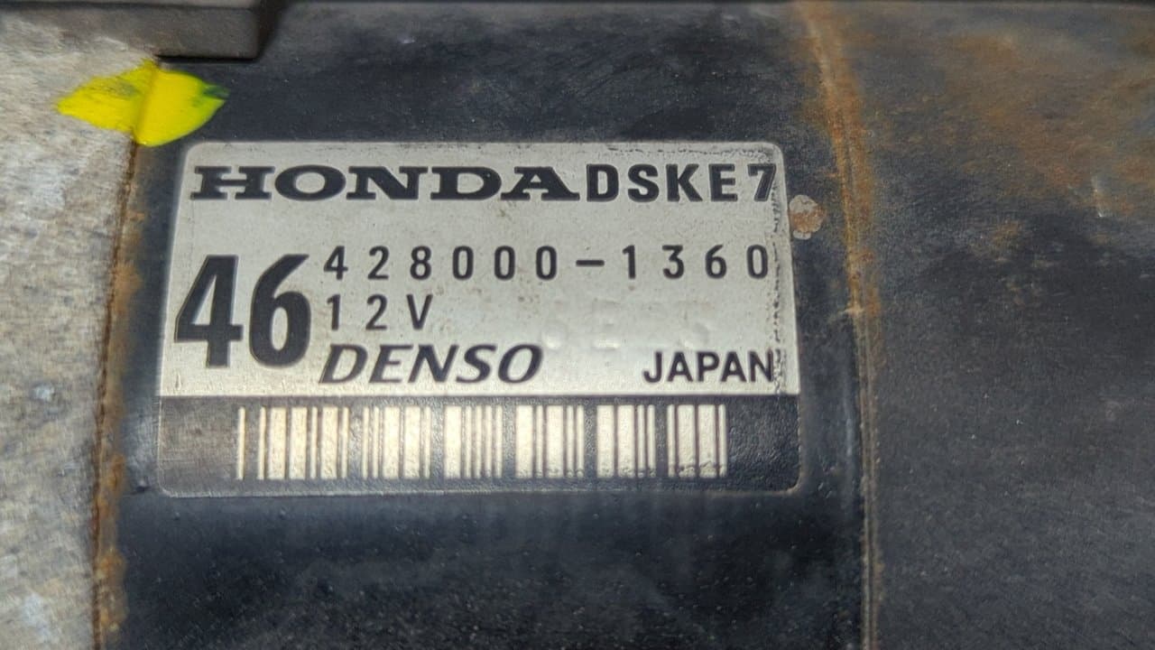 Recambio de MOTOR ARRANQUE para HONDA ACCORD BERLINA (CL/CN) 2.0 Sport K20A6 referencia OEM IAM 4280001360 - BLANCO 4