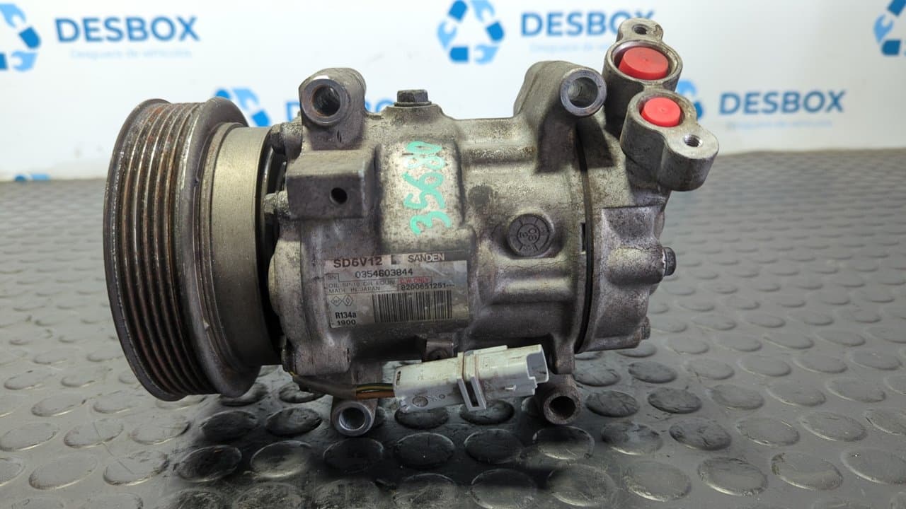 Recambio de COMPRESOR AIRE ACONDICIONADO para RENAULT GRAND MODUS Authentique K9K766 referencia OEM IAM 8200651251 - GRIS