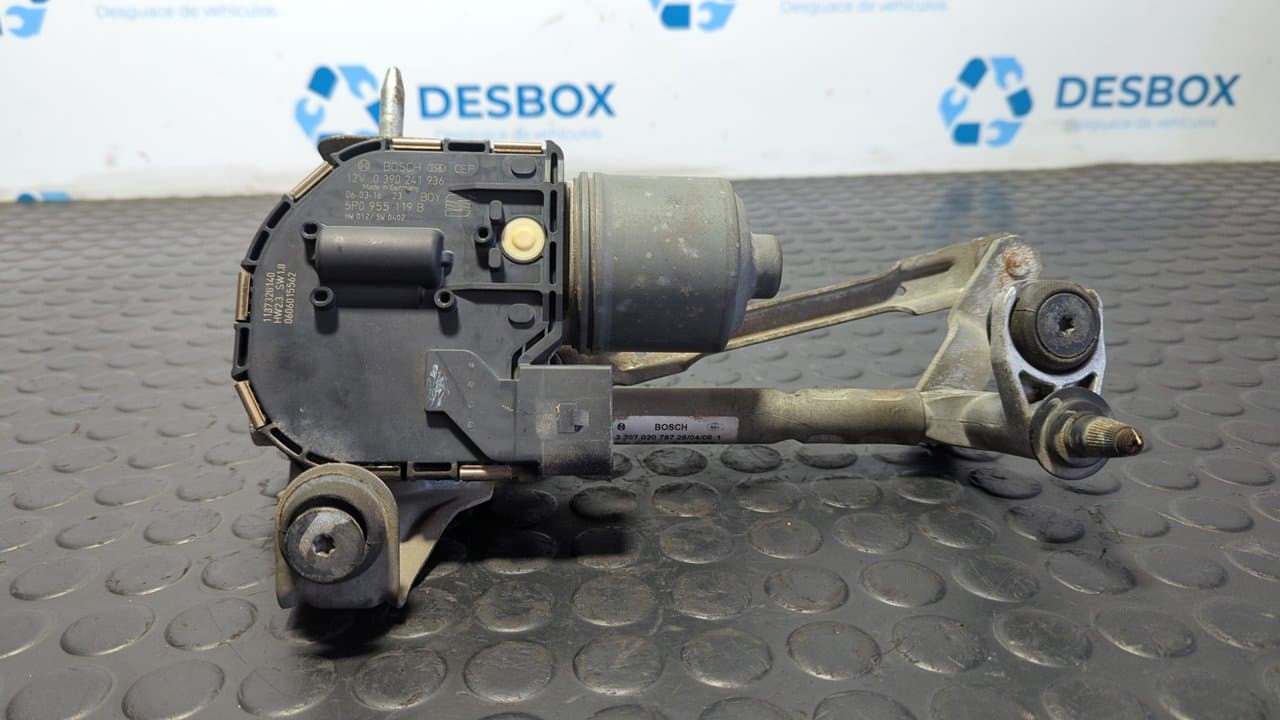 Recambio de MOTOR LIMPIA DELANTERO para SEAT ALTEA (5P1) 2.0 TDI BKD referencia OEM IAM 5P0955119B - AZUL