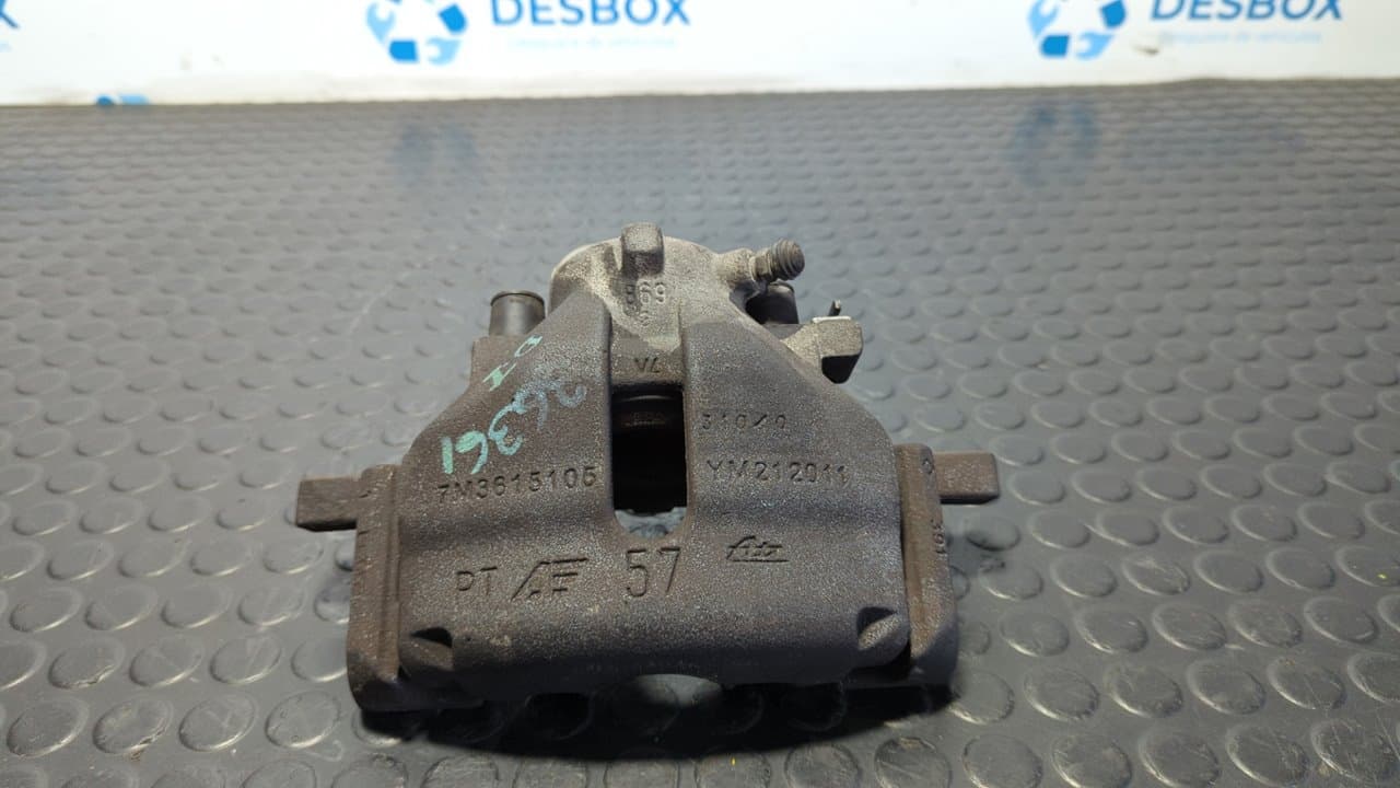 Recambio de PINZA DE FRENO DELANTERA IZQUIERDA para SEAT ALHAMBRA (7V9) Fancy AUY referencia OEM IAM YM212011 - GRIS