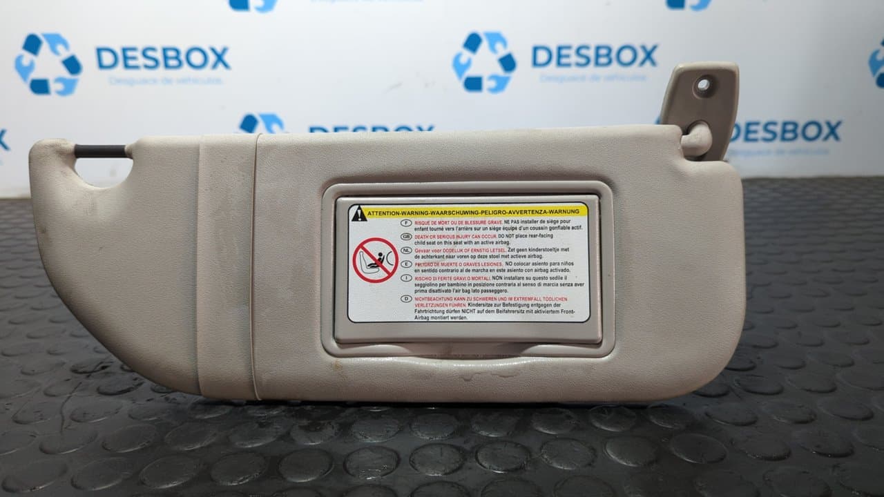 Recambio de PARASOL DERECHO para CITROEN C3 1.4 HDi 8HX - VERDE