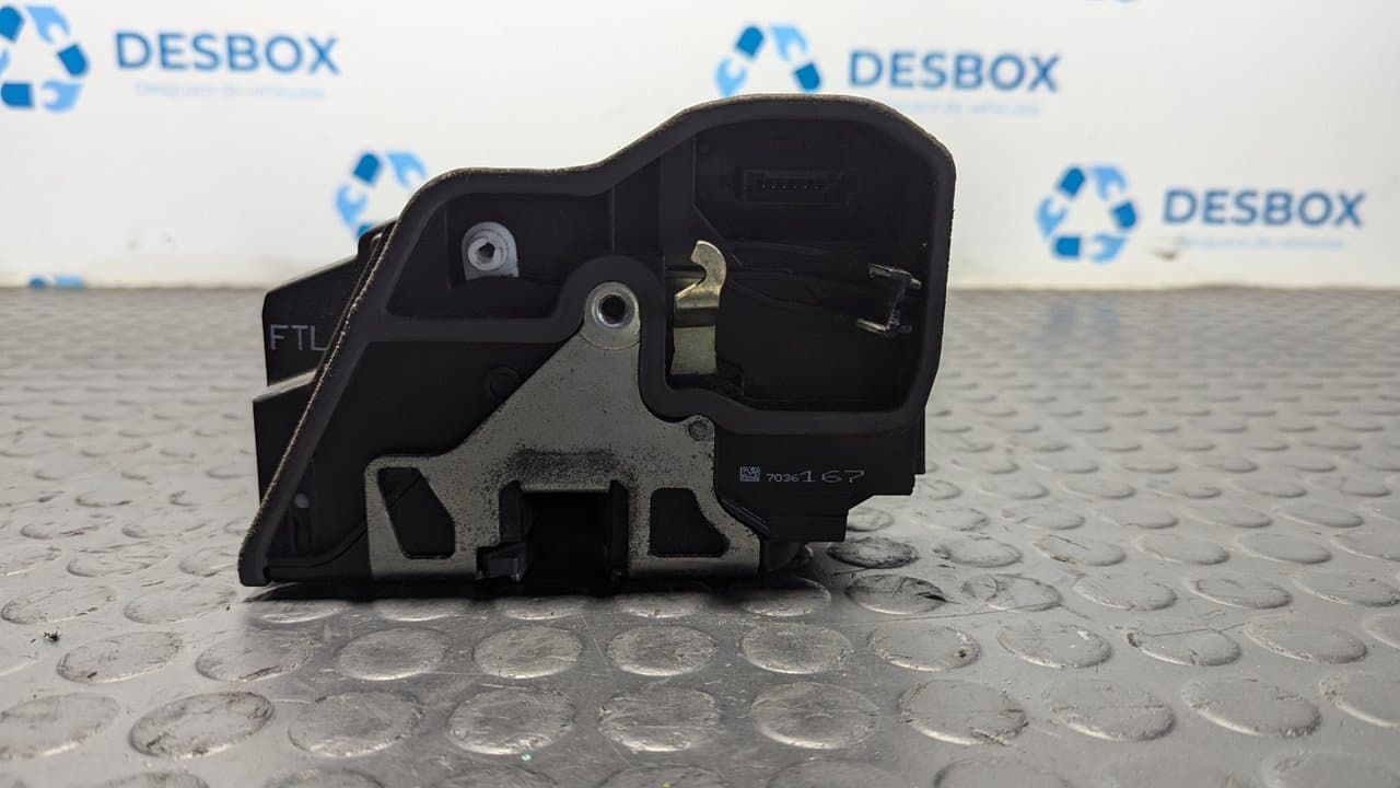 Recambio de CERRADURA PUERTA DELANTERA IZQUIERDA para BMW SERIE 7 (E65/E66) 730d M57N2306D2 referencia OEM IAM 7036167 - NEGRO 3
