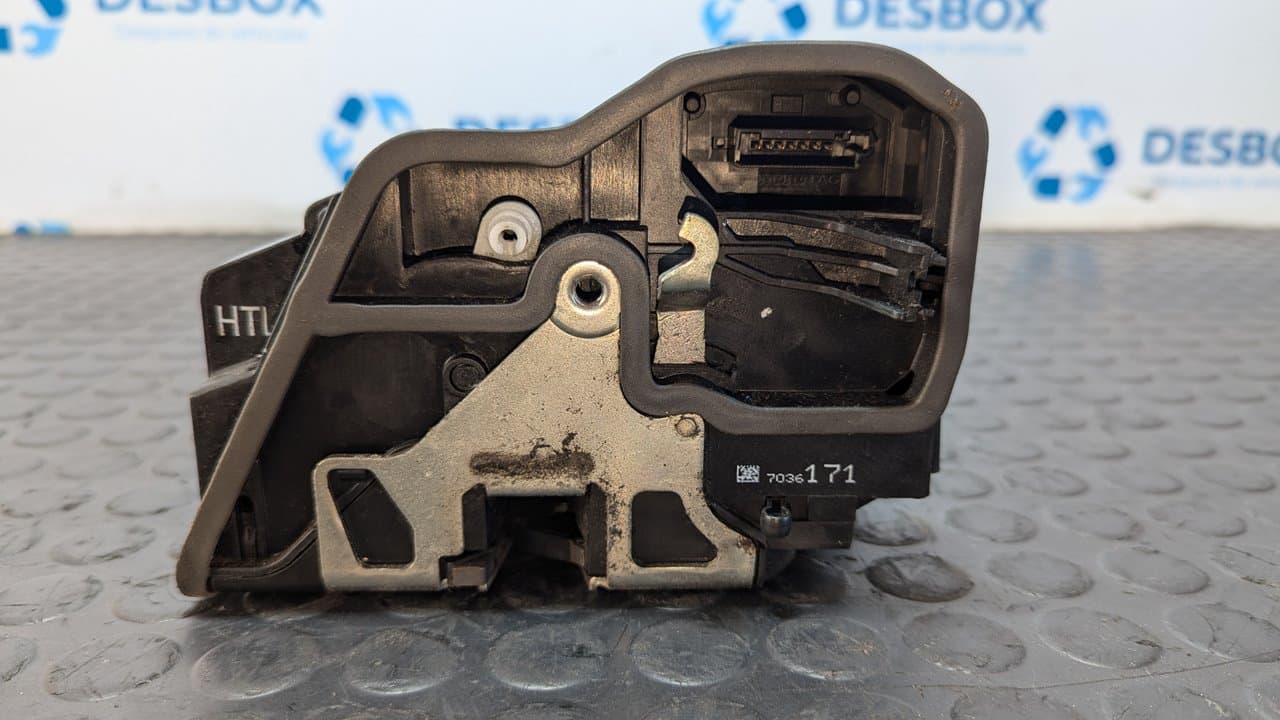 Recambio de CERRADURA PUERTA TRASERA IZQUIERDA para BMW SERIE 7 (E65/E66) 730d M57N2306D2 referencia OEM IAM 7036171 - NEGRO 2