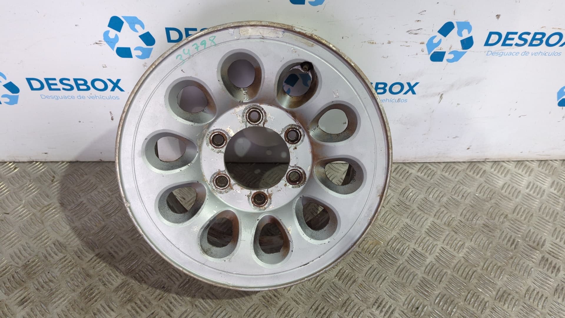 Recambio de JUEGO LLANTAS para MITSUBISHI MONTERO (L040) 4D56 referencia OEM IAM MB413823  - BLANCO 4