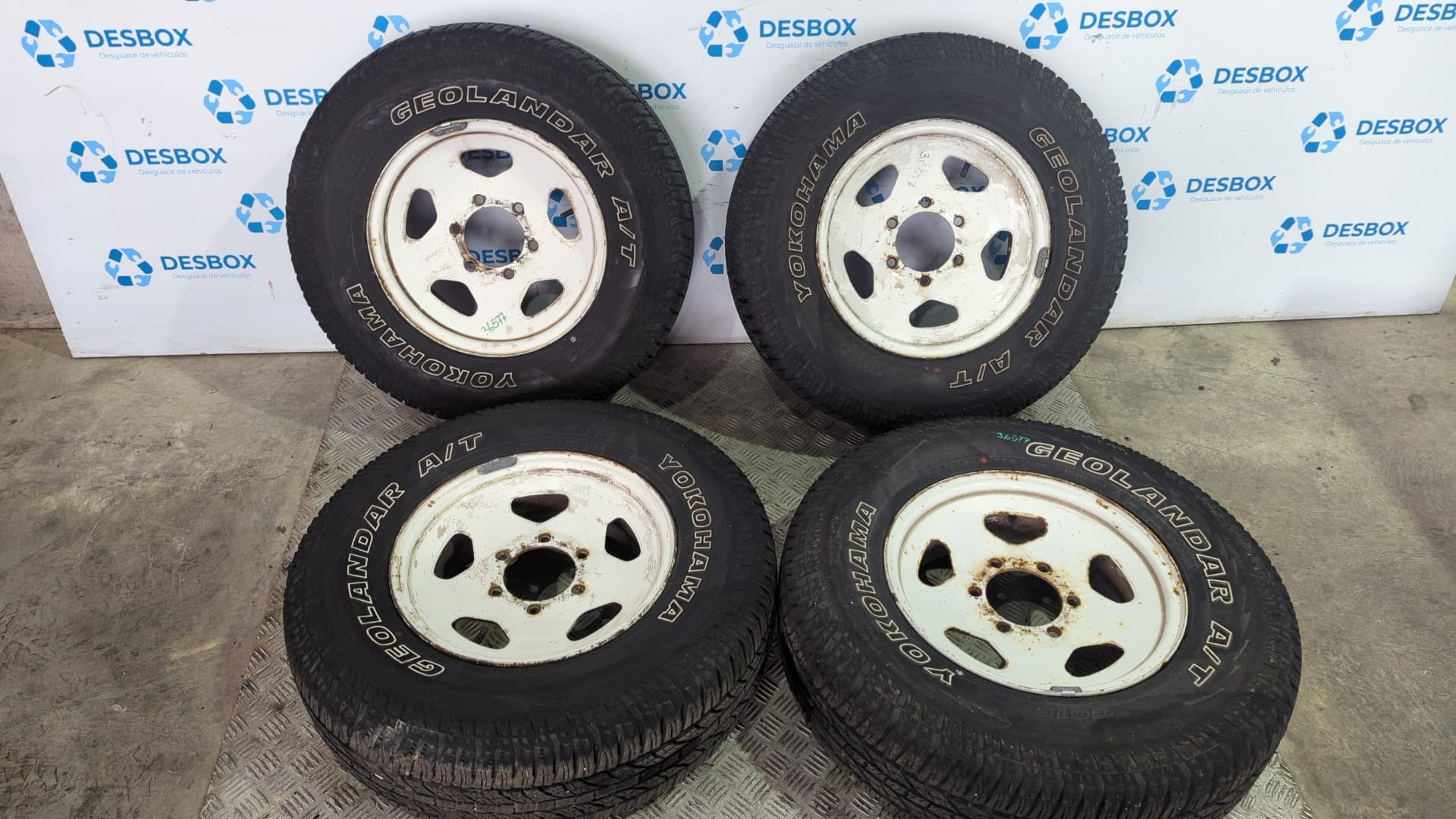 Recambio de JUEGO LLANTAS para MITSUBISHI PAJERO 2.5 TD 4D56 - AZUL