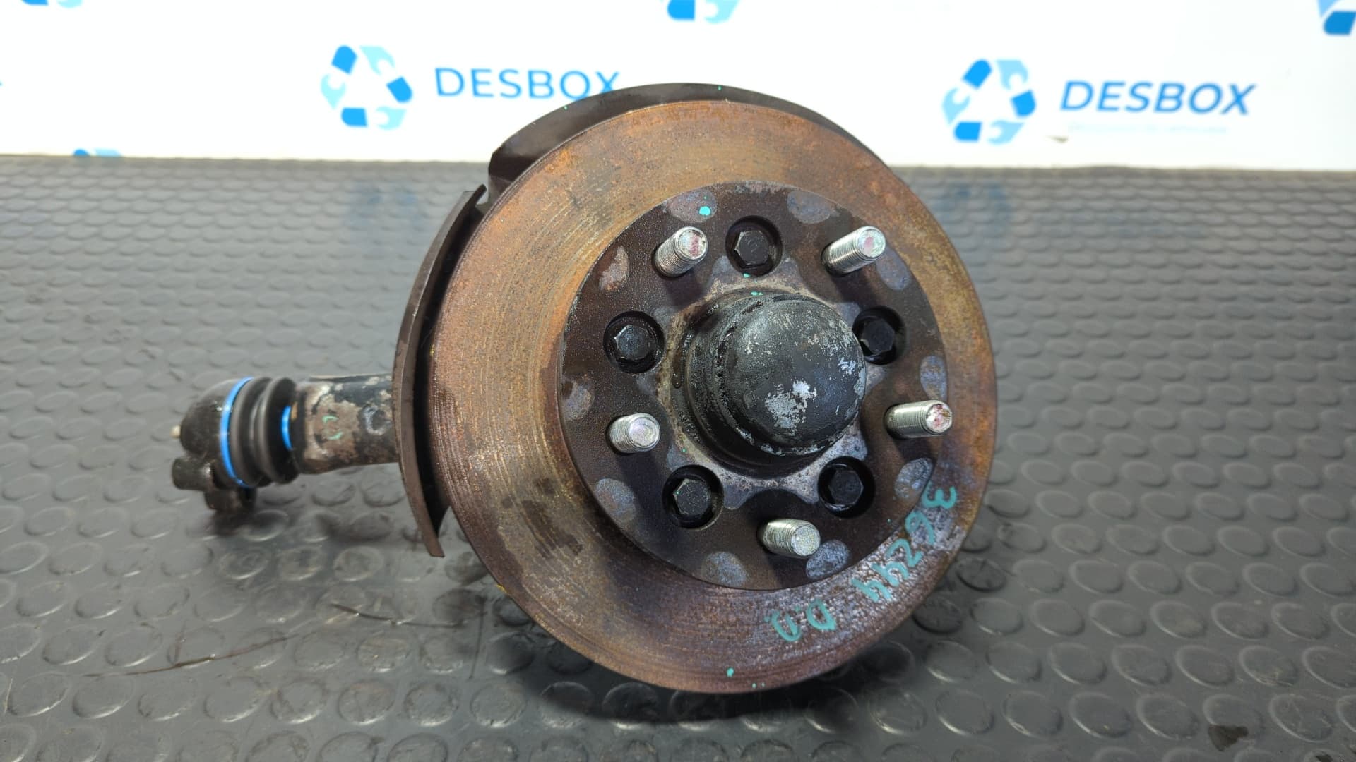 Recambio de MANGUETA DELANTERA DERECHA para HYUNDAI H 100 2.5 Diesel D4BH referencia OEM IAM J13B - AZUL 2