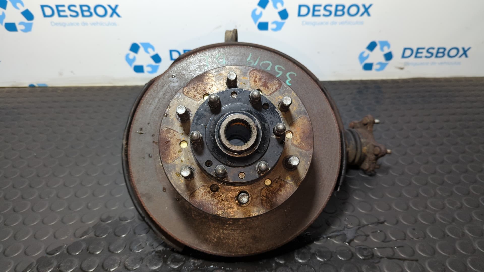 Recambio de MANGUETA DELANTERA IZQUIERDA para TOYOTA HILUX (KUN) Double Cab 4X4 2L-TE referencia OEM IAM 4320235030  - VERDE 2
