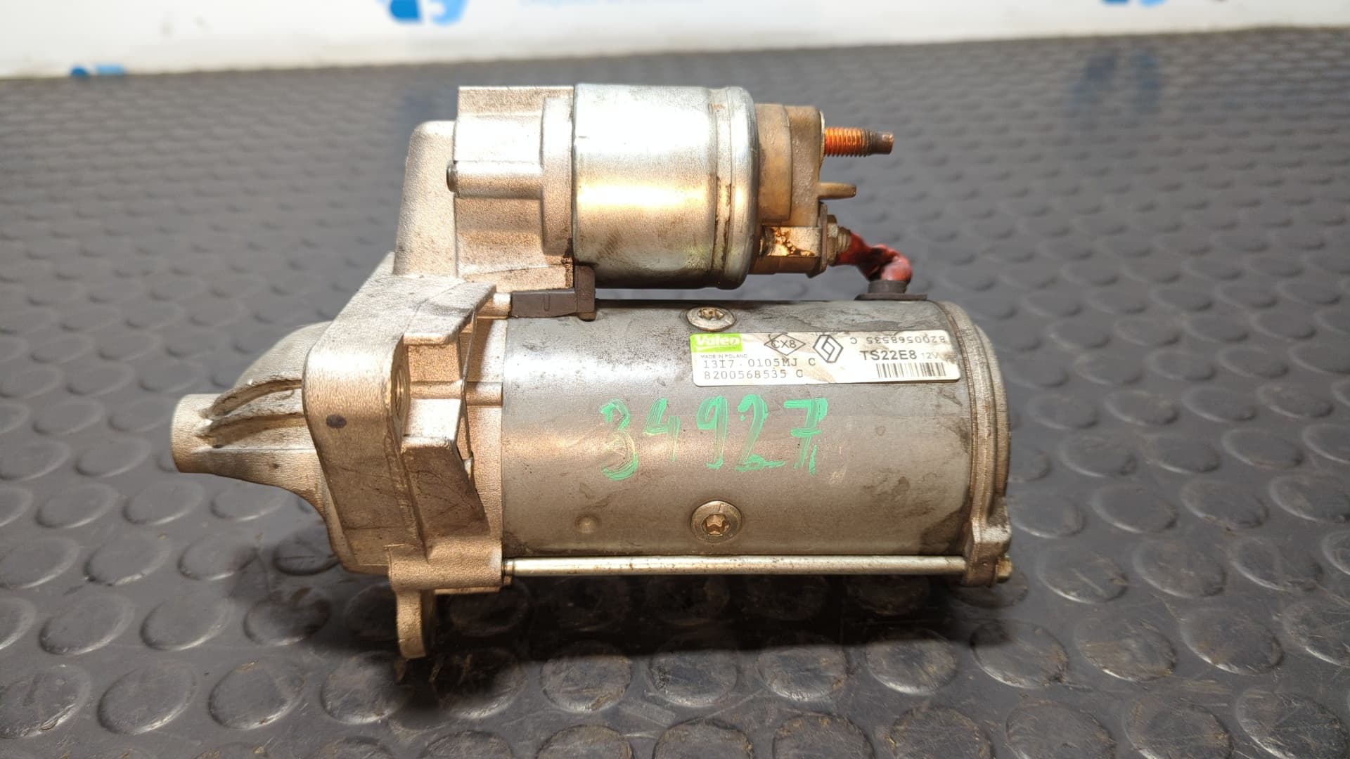 Recambio de MOTOR ARRANQUE para RENAULT LAGUNA III Authentique M9RG7 referencia OEM IAM  8200568535C - NEGRO 2