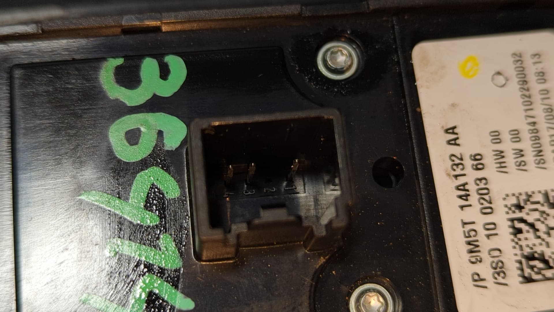 Recambio de MANDO ELEVALUNAS DELANTERO IZQUIERDO para FORD KUGA (CBS) Titanium S UFDA referencia OEM IAM 9M5T14A132AA - BLANCO 2