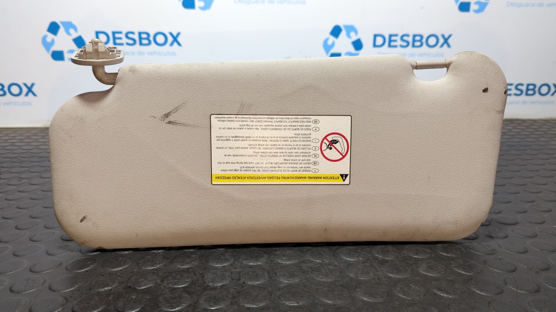 Recambio de PARASOL DERECHO para PEUGEOT 207 * 8HZ - ROJO 3