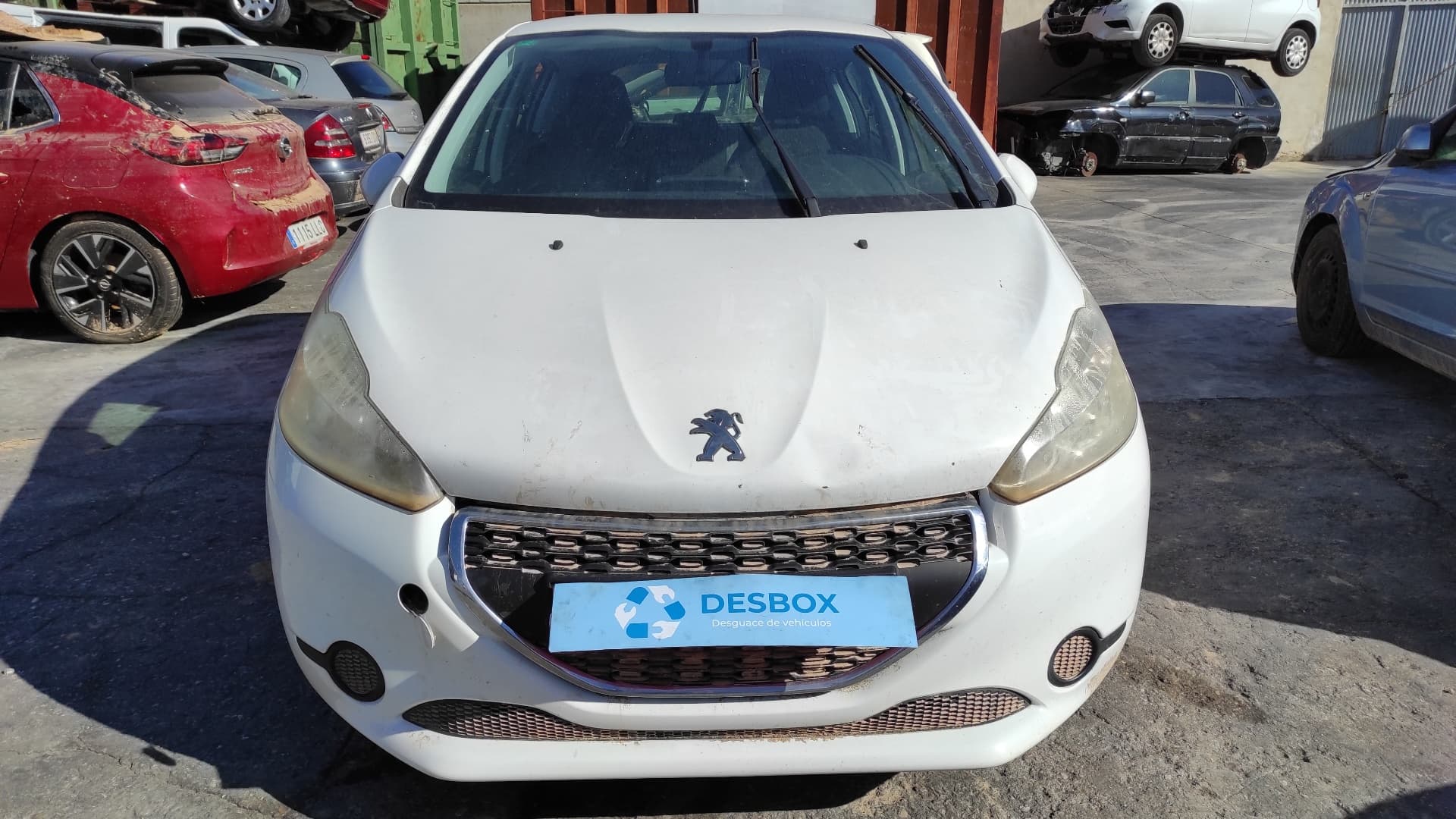 Recambio de REFUERZO PARAGOLPES DELANTERO para PEUGEOT 208 1.6 HDI 9H06 - BLANCO 4