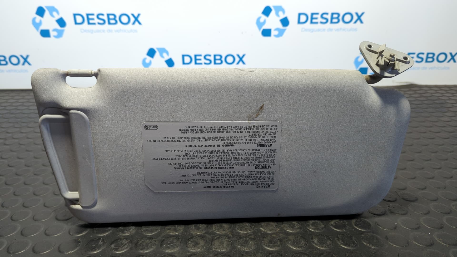 Recambio de PARASOL IZQUIERDO para MITSUBISHI MONTERO (V80/V90) 3.2 DI-D Intense (5-ptas.) 4M41 referencia OEM IAM MR216240 - VERDE 2