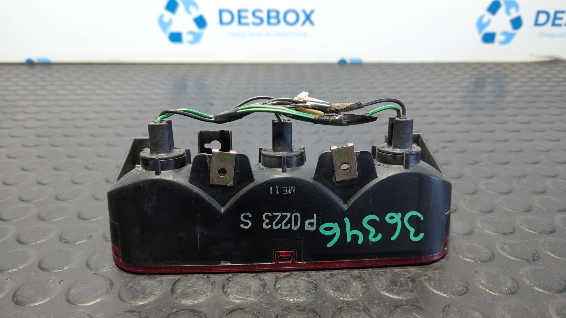 Recambio de LUZ CENTRAL DE FRENO para MITSUBISHI MONTERO (V80/V90) 3.2 DI-D Intense (5-ptas.) 4M41 referencia OEM IAM P0223 - VERDE 4